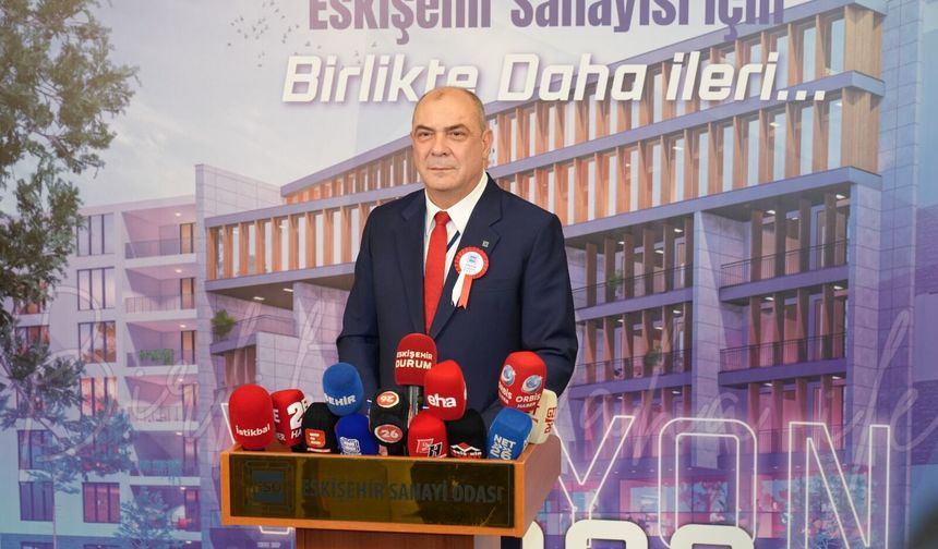 Eskişehir Sanayi Odası’nda Celalettin Kesikbaş güven tazeledi