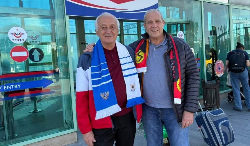 14 yıllık dostluk: İskoç taraftar, Eskişehirspor’u desteklemek için Eskişehir’de!