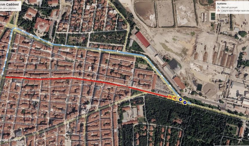 Eskişehir’de Kırım Caddesi 2 gün trafiğe kapatılacak