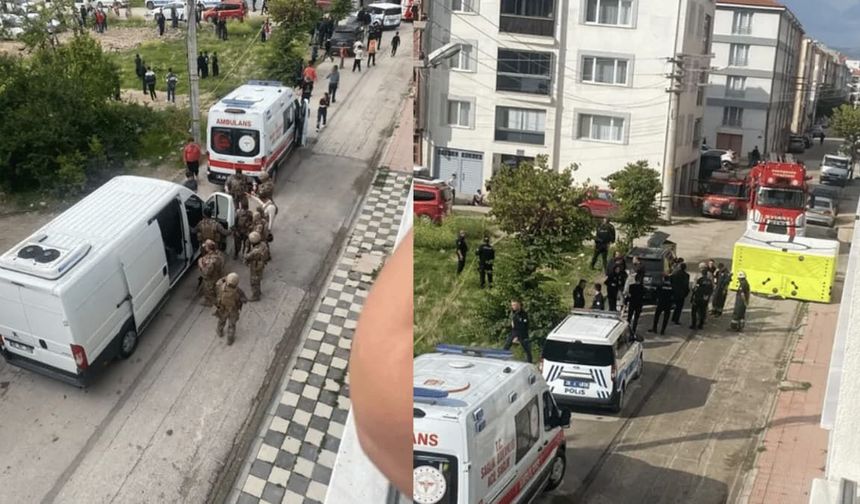 Eskişehir'de korku dolu anlar: Komşusunu rehin aldı