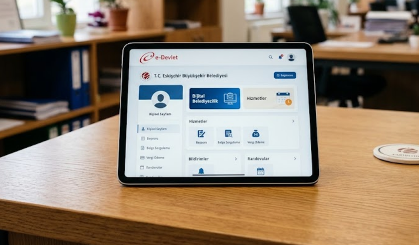Mahmudiye Belediyesi’nde e-belediye dönemi başladı: Borçlar internetten ödenebilecek