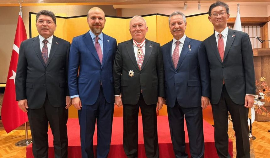 Murat Hoca’ya Japonya Devlet Nişanı verildi