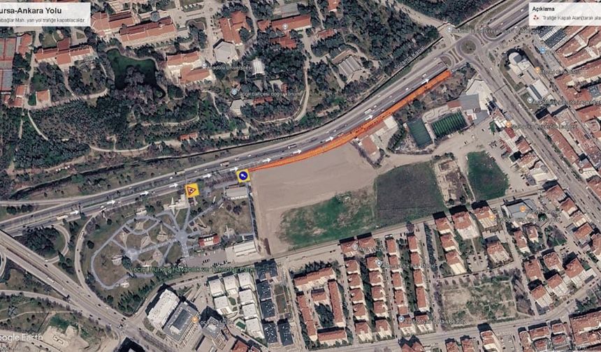 Orhan Oğuz Altgeçidi'nin yan yolu trafiğe kapatılacak