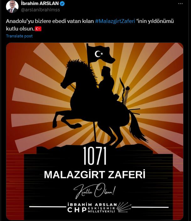 İbrahim Arslan Malazgirt Zaferi