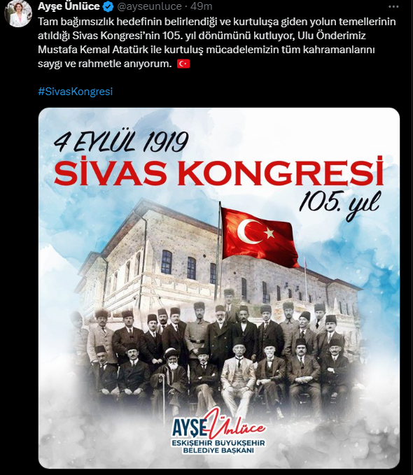 Ayşe Ünlüce Sivas Kongresi