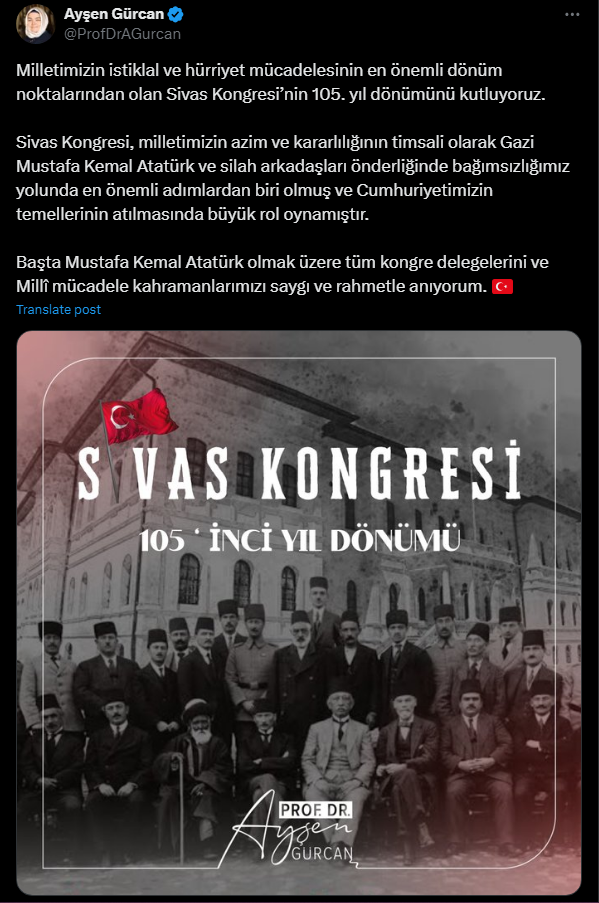 Ayşen Gürcan Sivas Kongresi