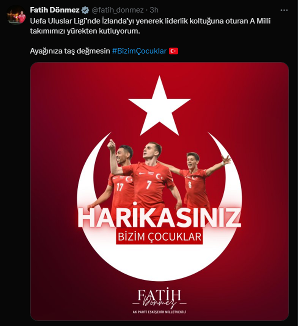 Fatih Dönmez Milli Takım