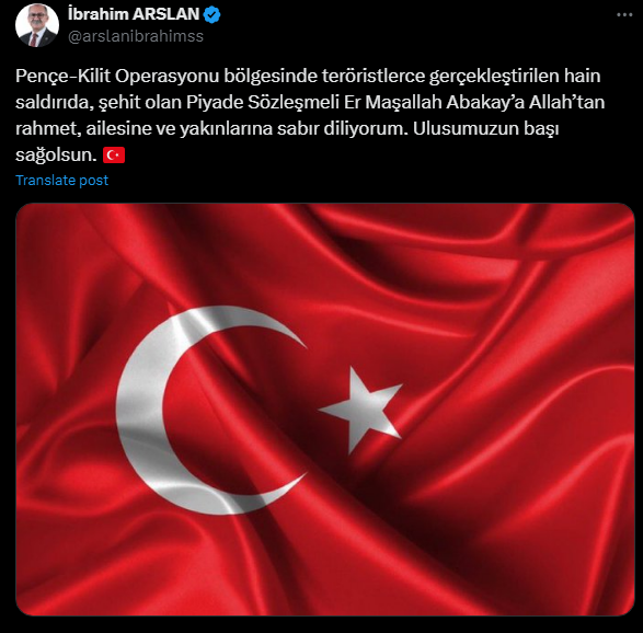 İbrahim Arslan Taziye