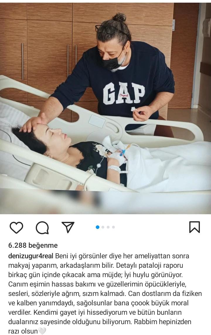 Ameliyata Alınmıştı Deniz Uğur Müjdeli Haberi Verdi