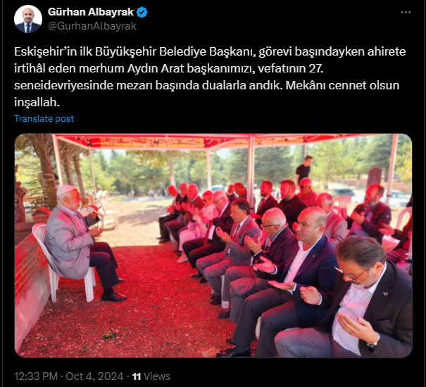 Gürhan Albayrak Anma Töreni