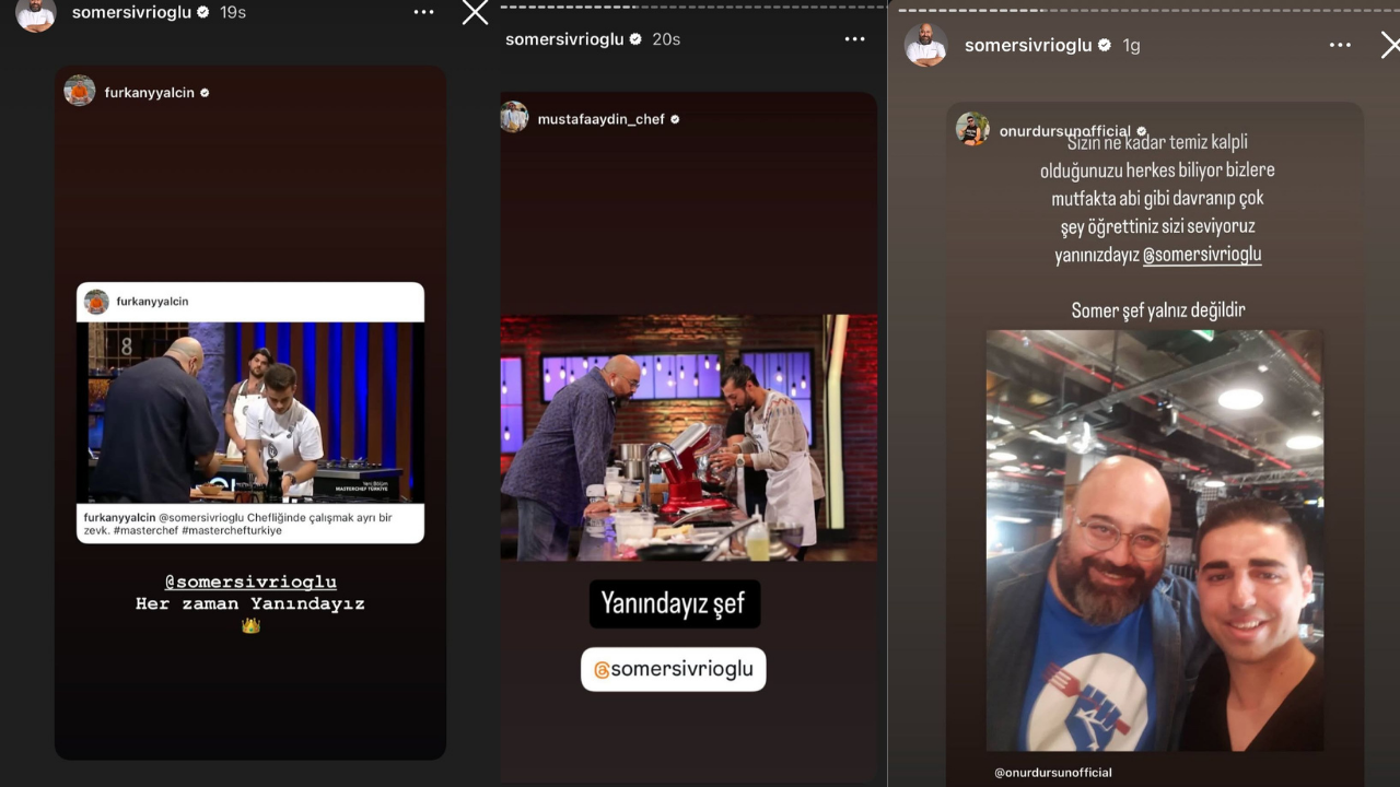 Masterchef Somer Sivrioğlu'na Destek Yağdı Yanındayız Şef Dediler (1)