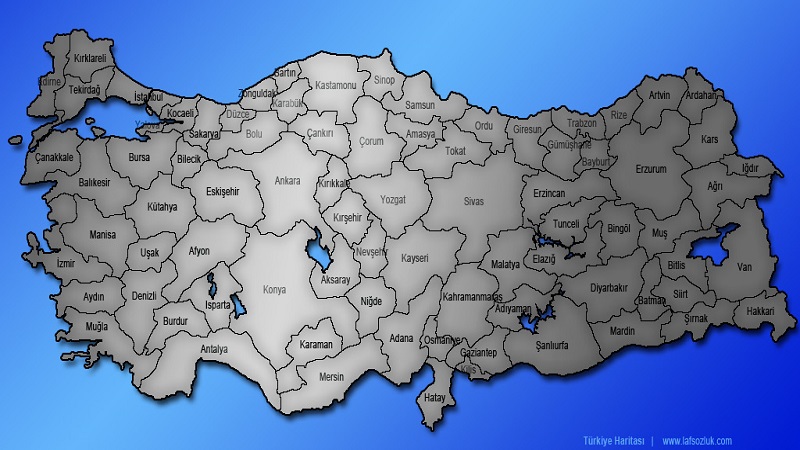 Türkiye Haritası 3-11