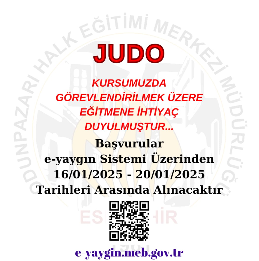 Judo Eğitmeni