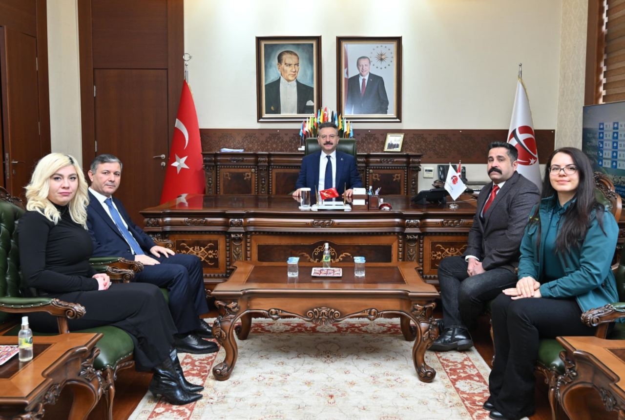 Vali Aksoy, Eskişehir İl Gümrük Müdürü Muhammet Uçar'la Bir Araya Geldi (1)