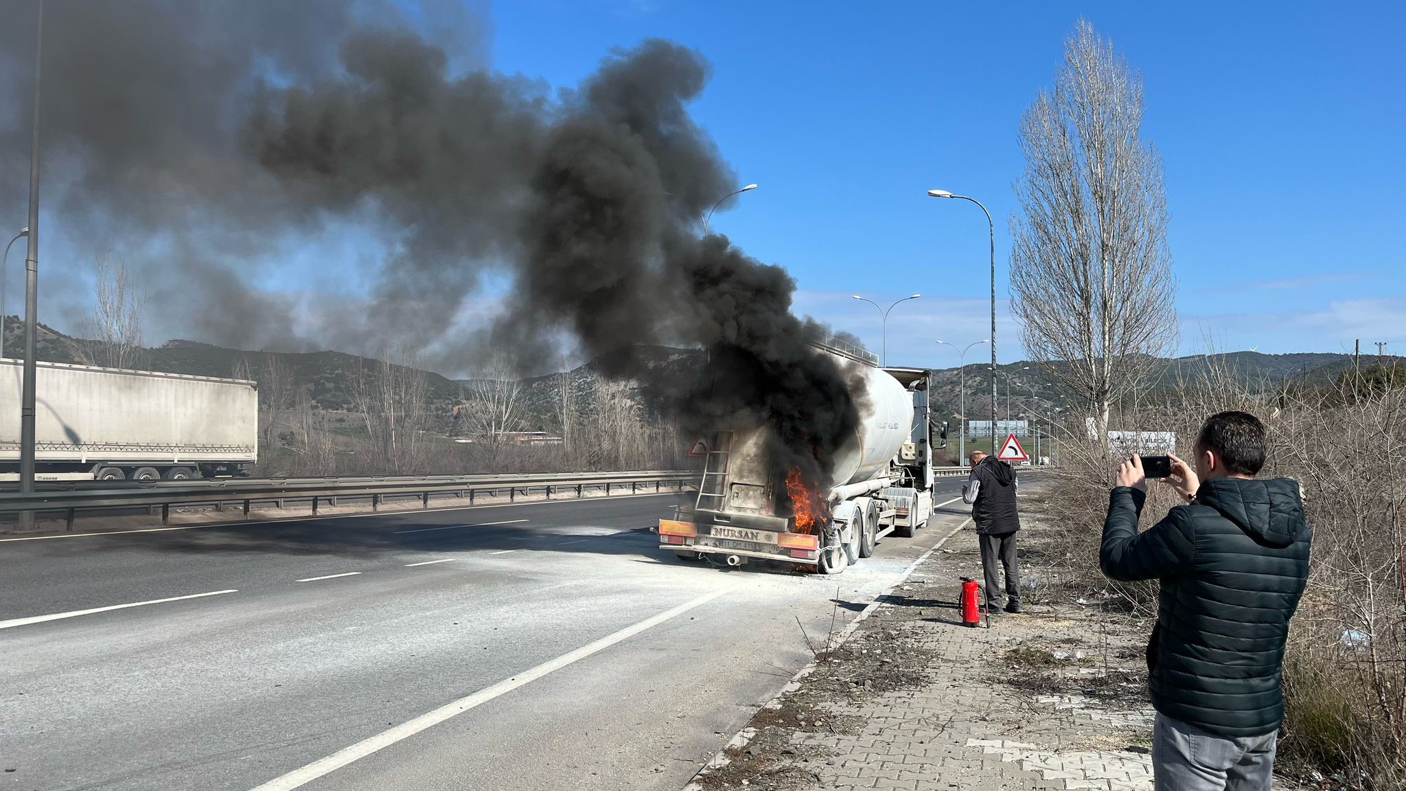 eskişehir tır yangın