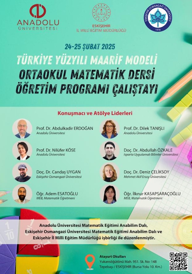 Eskişehir'de “Matematik Dersi Öğretim Programı Çalıştayı” Düzenlenecek