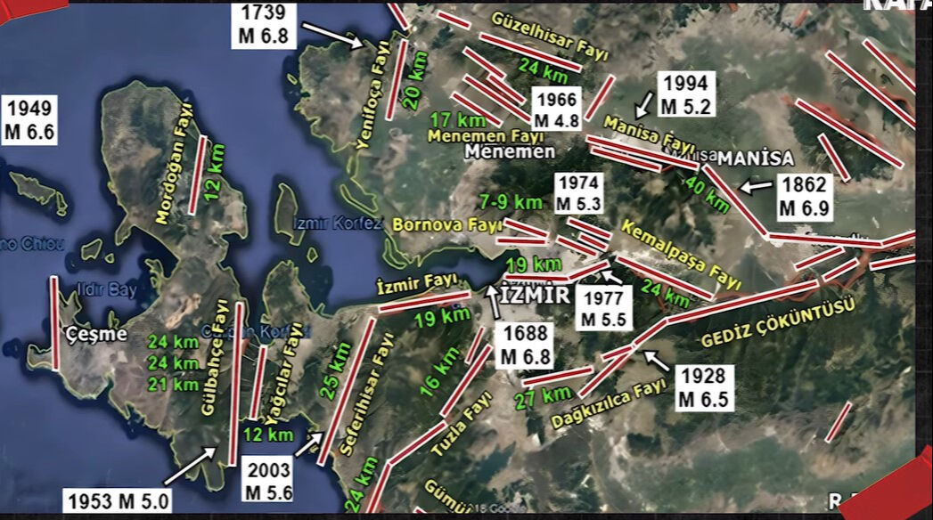 Izmir Deprem Haritası