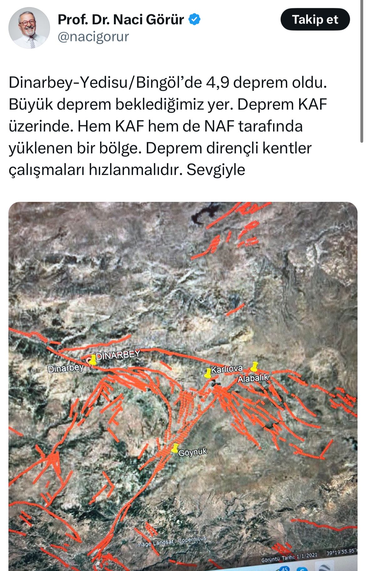 Naci Görür'den Kritik Deprem Uyarısı Büyük Deprem Bekliyoruz Dedi