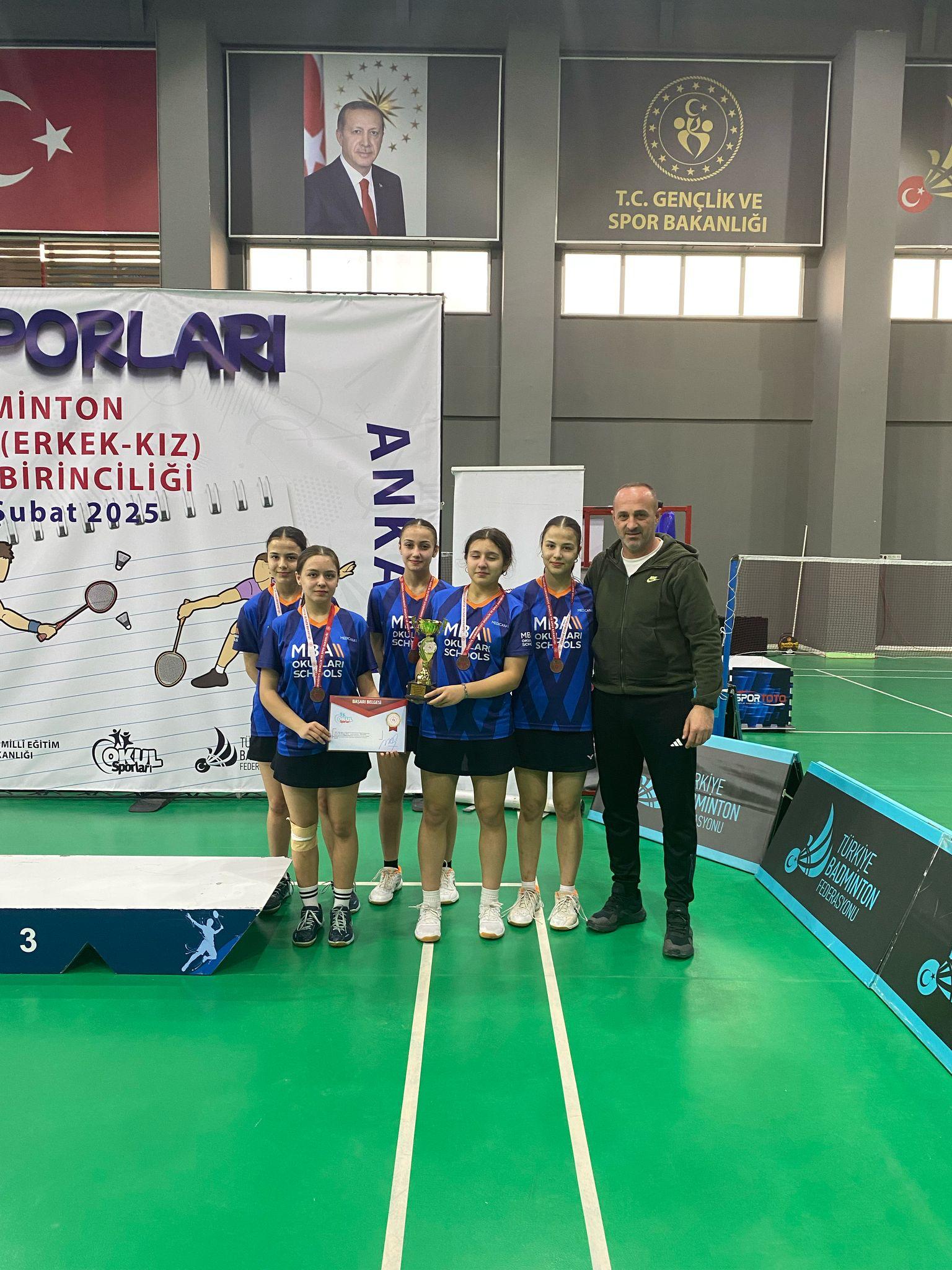 Badmintonda Türkiye 4.’Lüğünü Kazandılar (2)