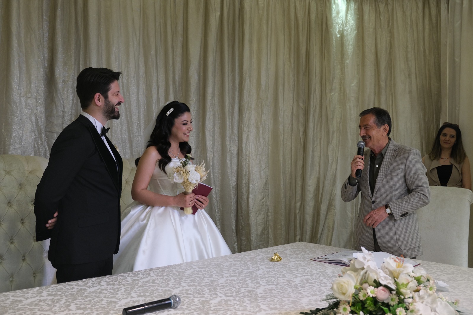 Tunç Aydoğmuş Ve Cemre Yüngül Hayatını Birleştirdi (2)