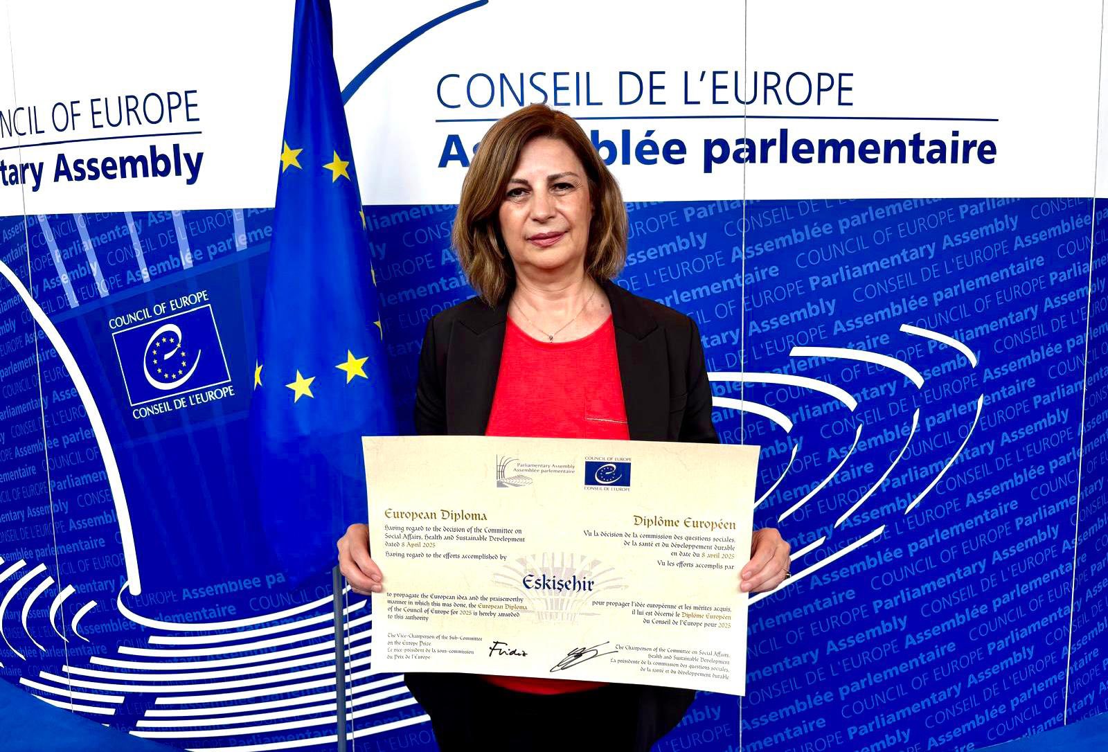 Eski̇şehi̇r’e “2025 Avrupa Di̇plomasi” Ödülü (1)