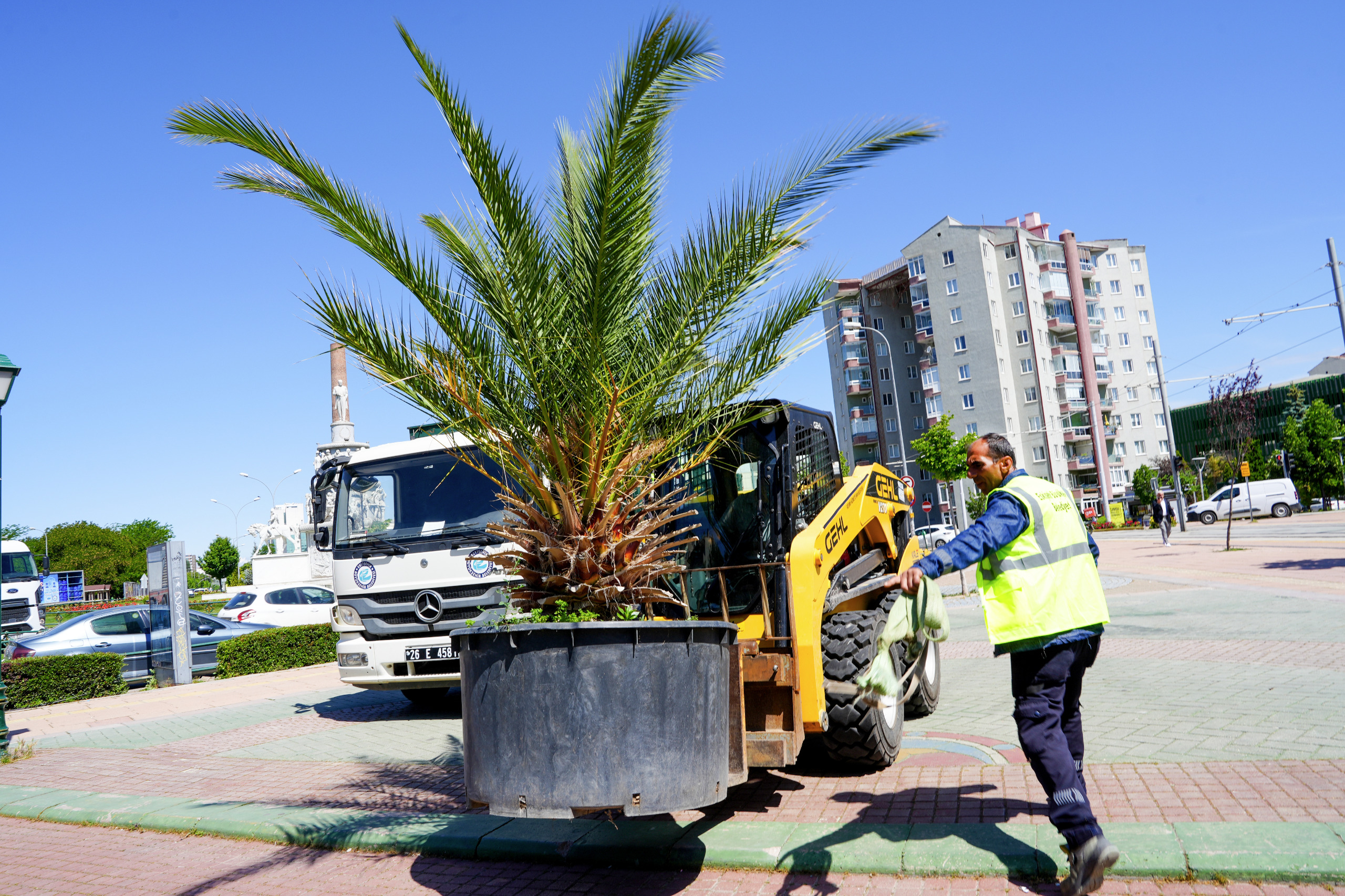 Köprübaşi Palmi̇yeler Ve Zakkumlarla Süslendi̇ (10)