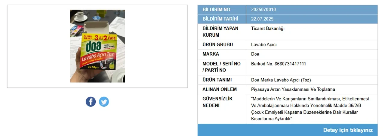 Bakanlik Harekete Gecti Unlu Markanin Temizlik Urunu Toplatiliyor 3236073 202507221418 1