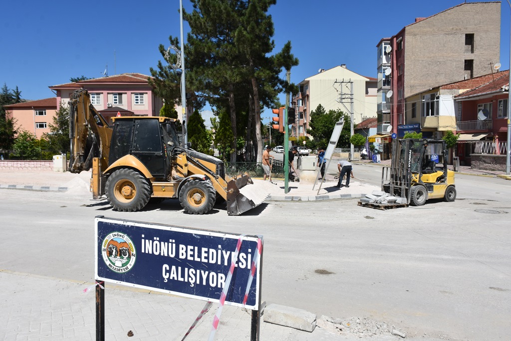 Eskişehir İnönü’de Kaldırım Çalışması (1)