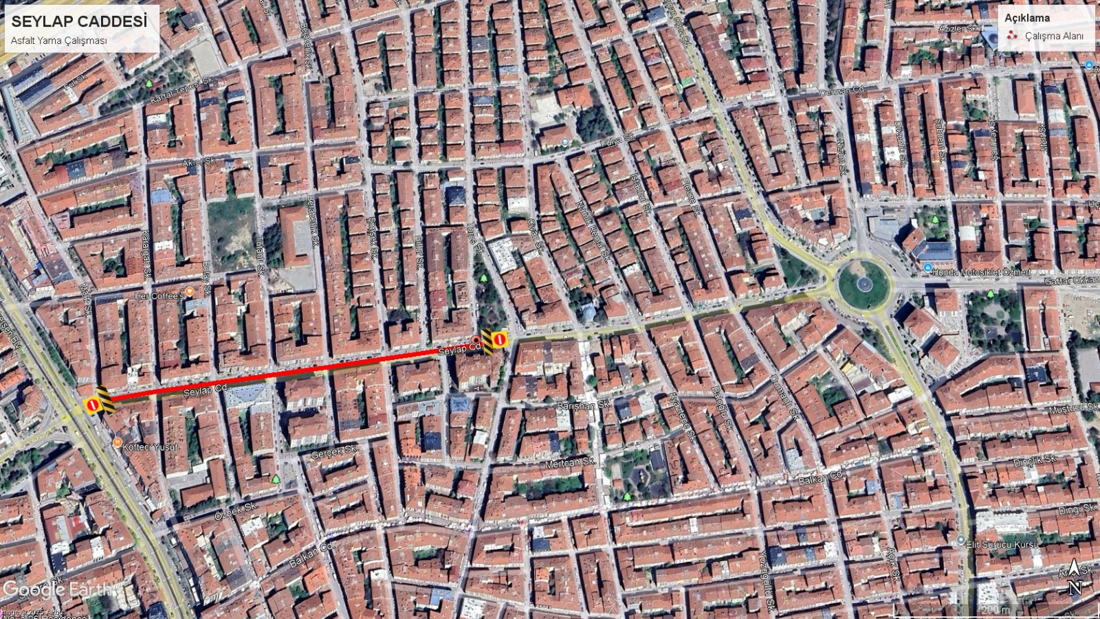 Seylap Caddesi̇’nde İki̇ Gece Asfalt Çalişmasi Gerçekleşti̇ri̇lecek (1)