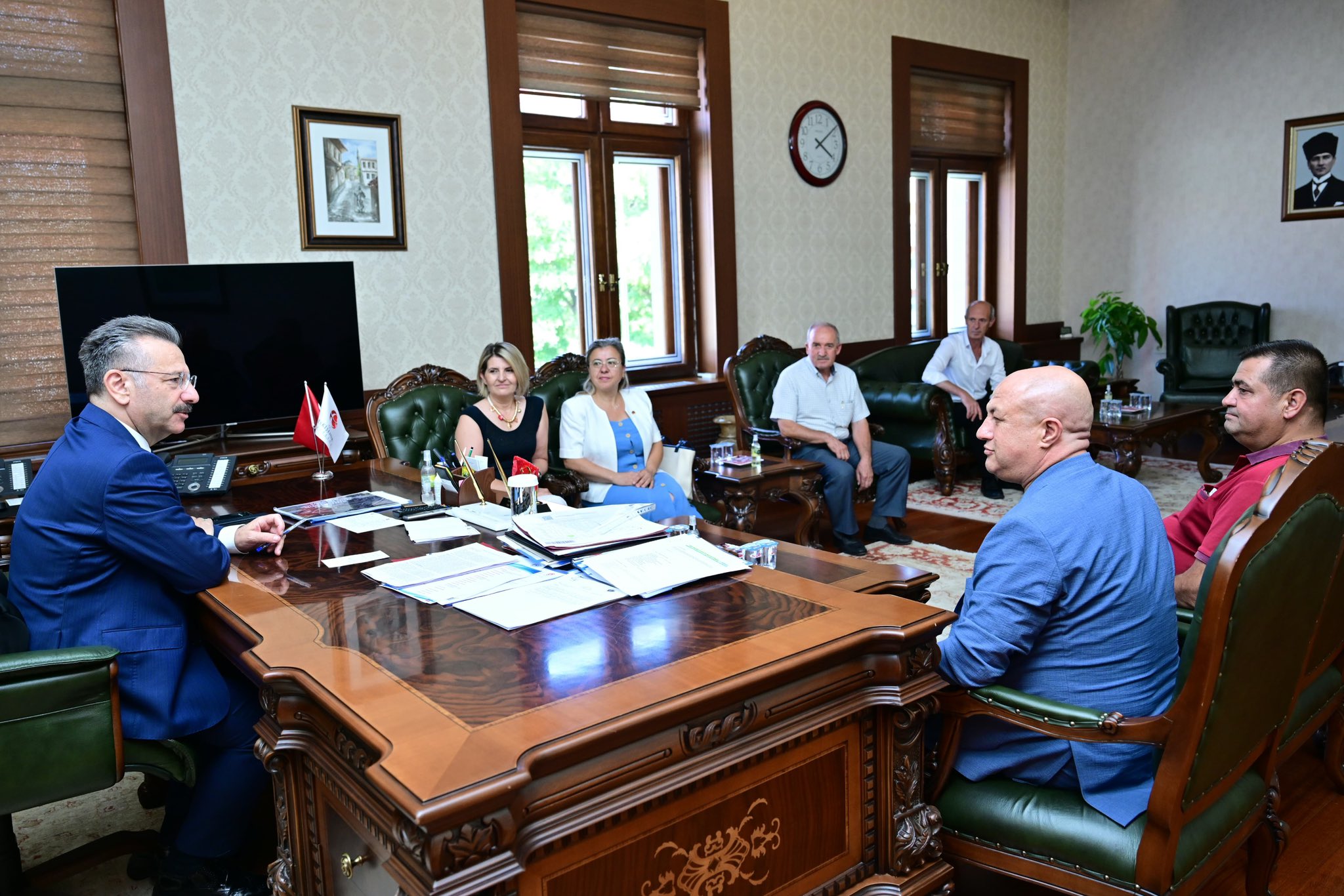 Vali Aksoy, Muhtarlarla Buluştu (1)