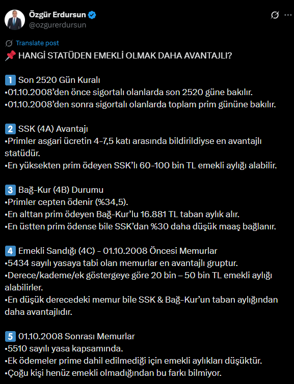 Emeklilik Maas Farki Sskbk 2025