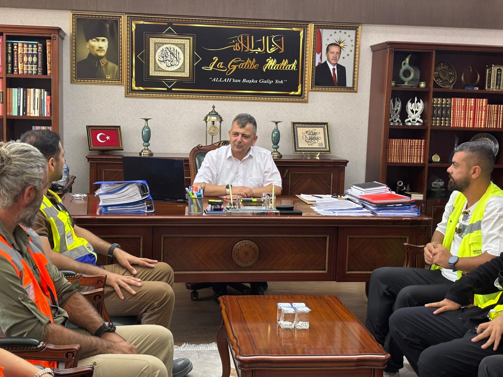Ankara Ä°Zmir Yht Hattä± Å Antiye Temsilcilerinden Baåÿkan Koyuncuâ€™Ya Ziyaret