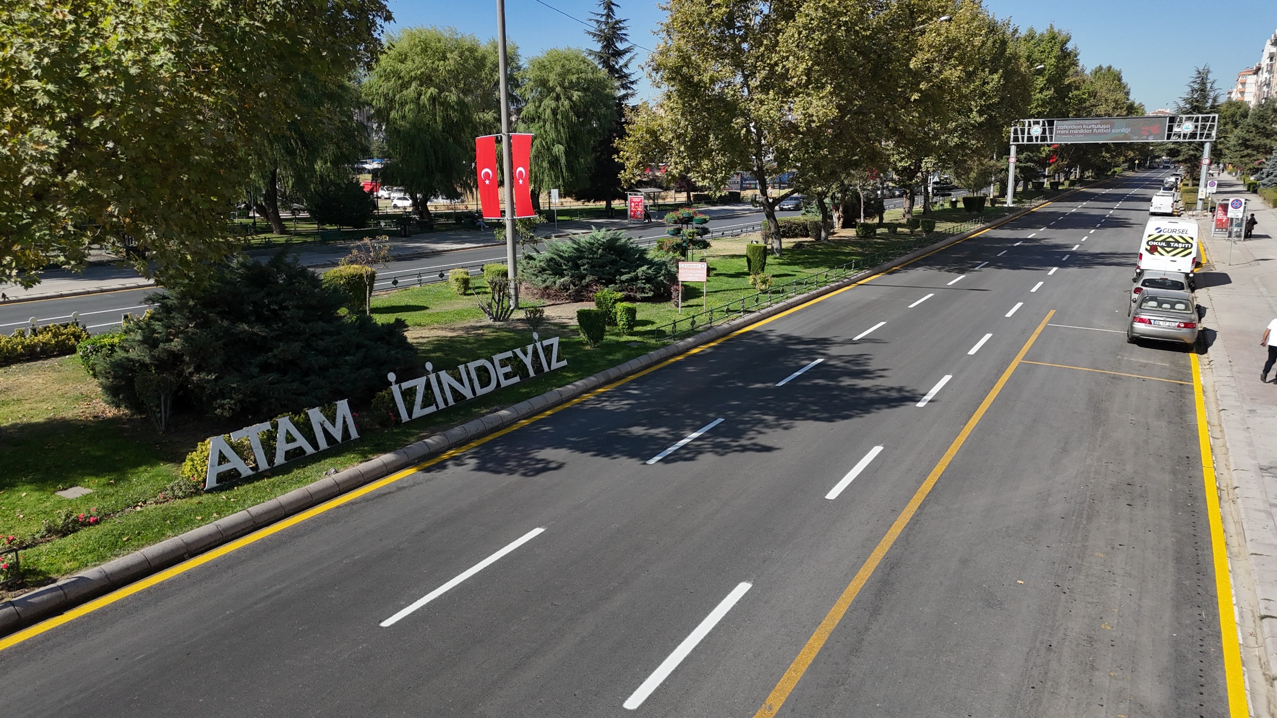Atatürk Bulvari’nda Çalişmalar Tamamlandi (8)
