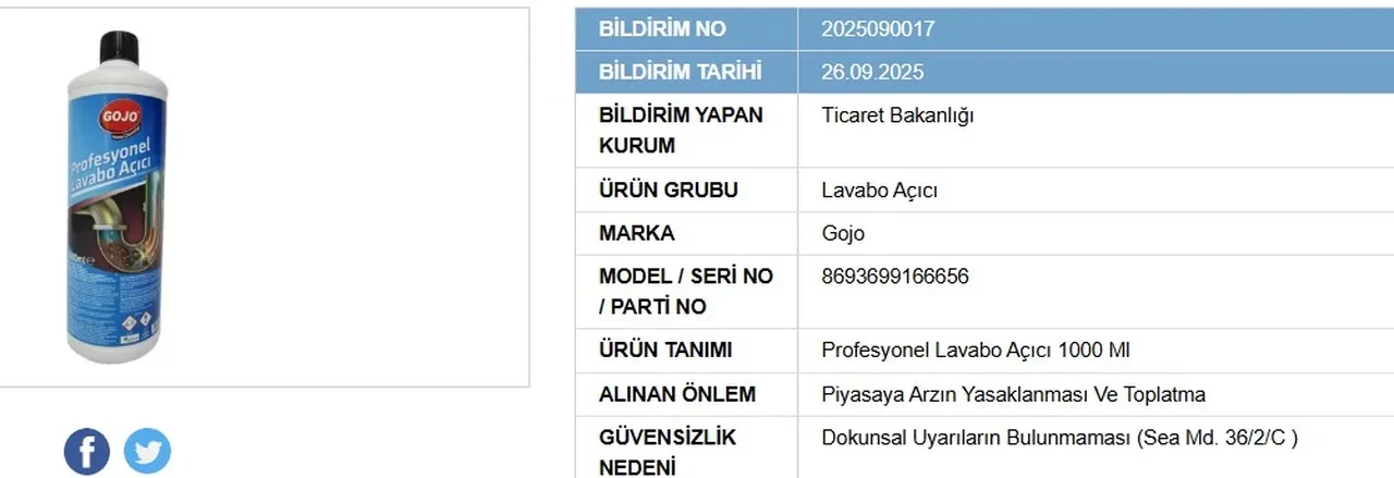 Iki Markanin Temizlik Urunu Toplatiliyor Ticaret Bakanligi Listeye Ekledi 3252028 202509280308 2