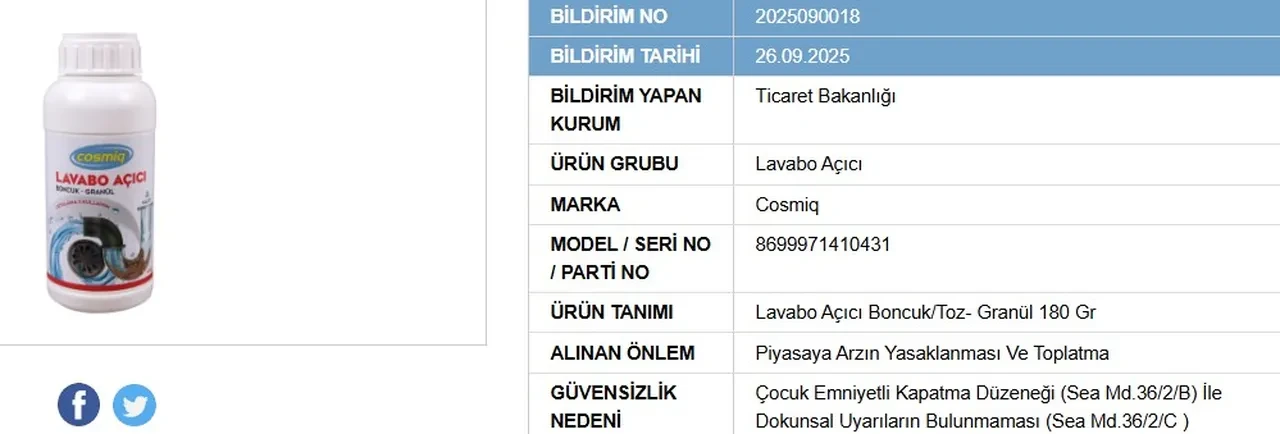 Iki Markanin Temizlik Urunu Toplatiliyor Ticaret Bakanligi Listeye Ekledi 3252028 202509280308 3