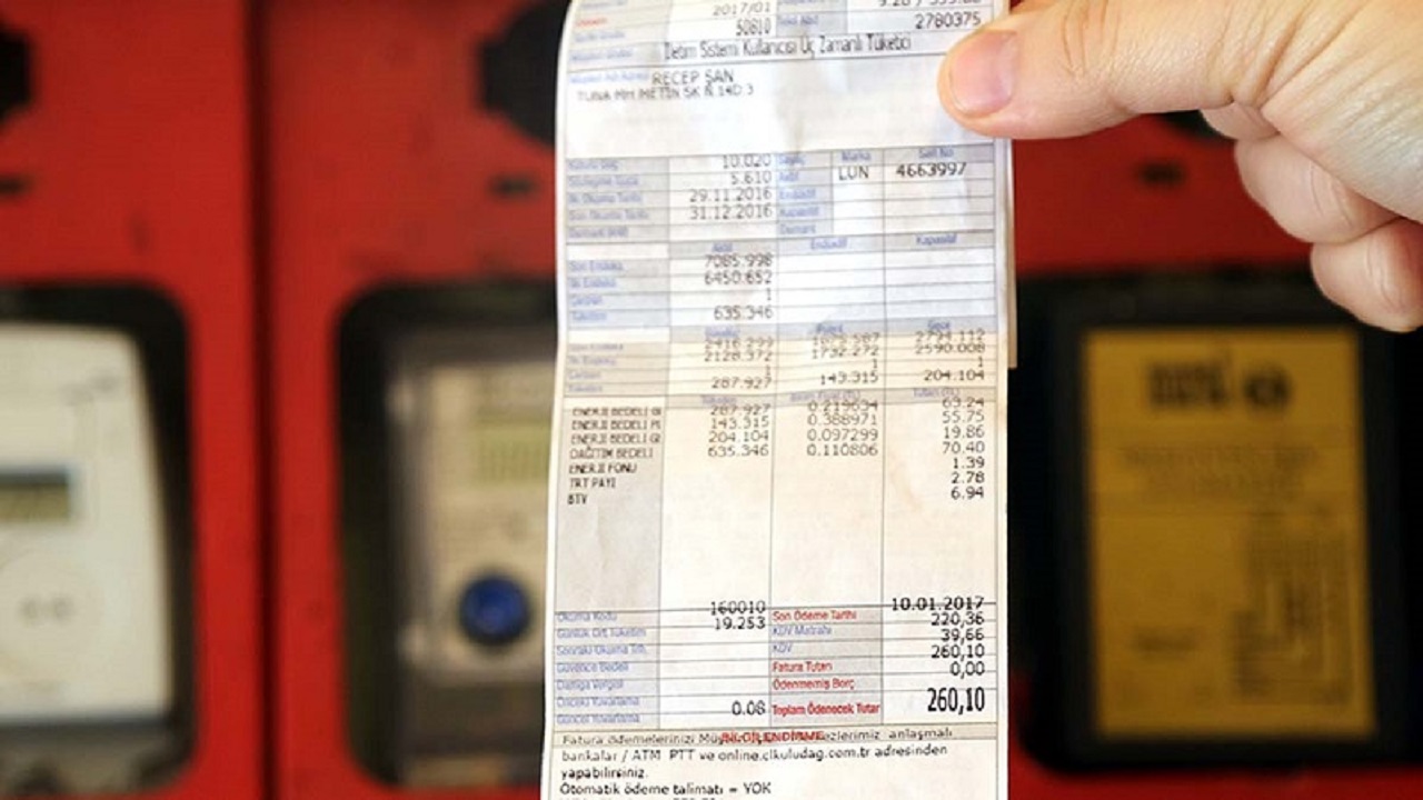 Elektrik Faturası 3-11