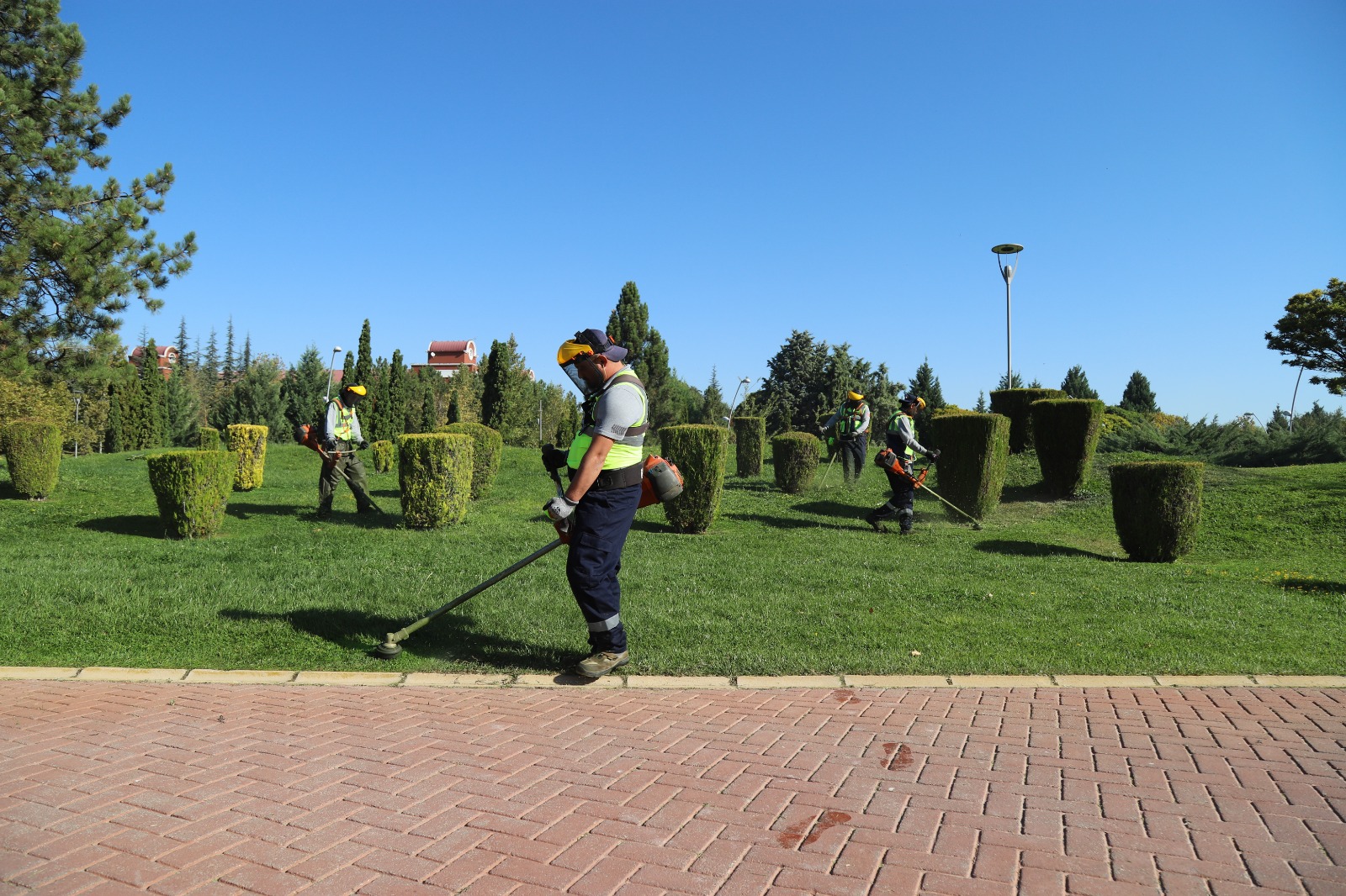 Eski̇şehi̇r’de Parklar Güzelleşi̇yor Budama Çalişmalari Hiz Kesmeden Sürüyor (16)