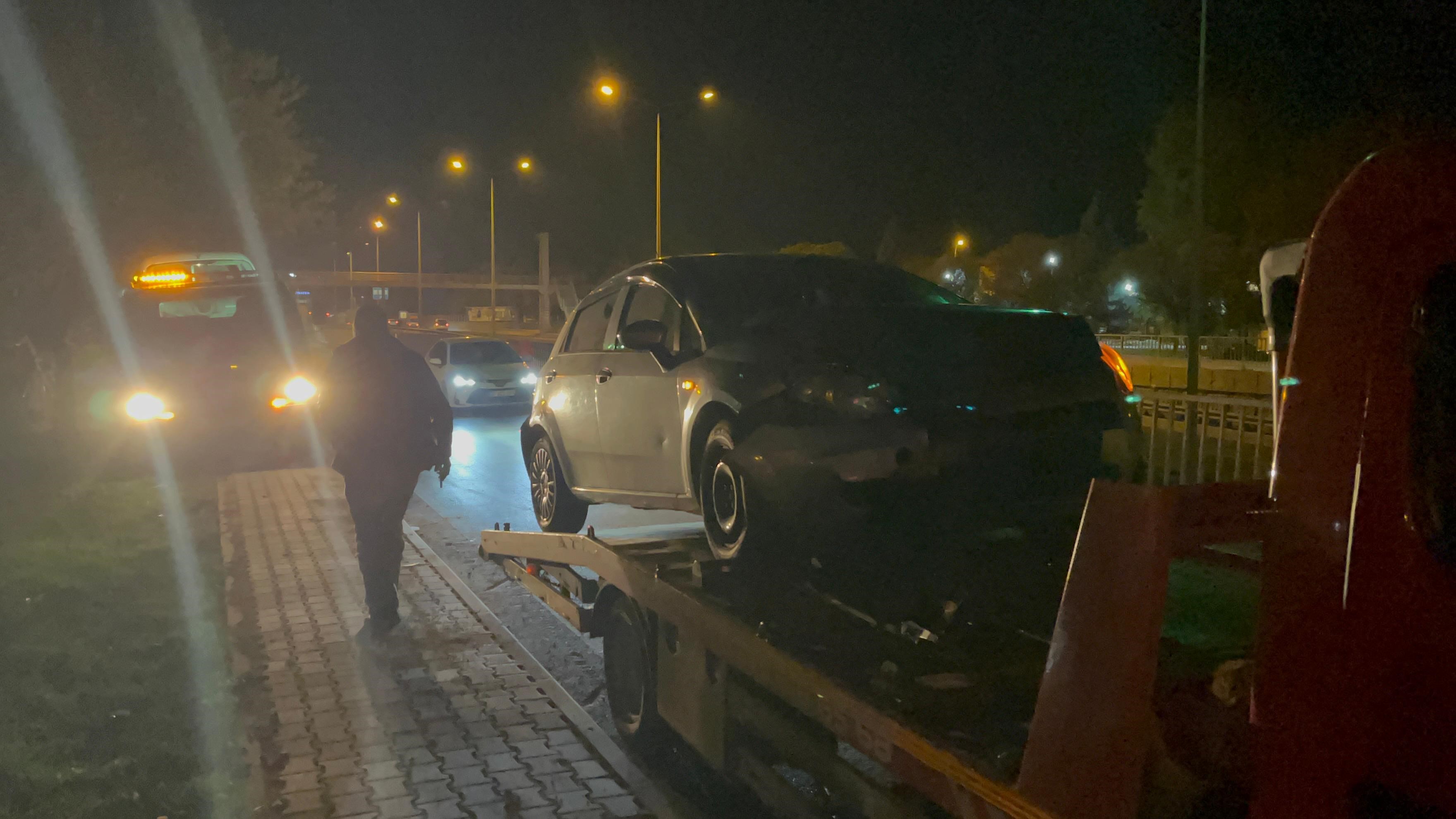 Alkollü Aday Sürücü Polisten Kaçarken Yaptığı Kazada Yakayı Ele Verdi (3)