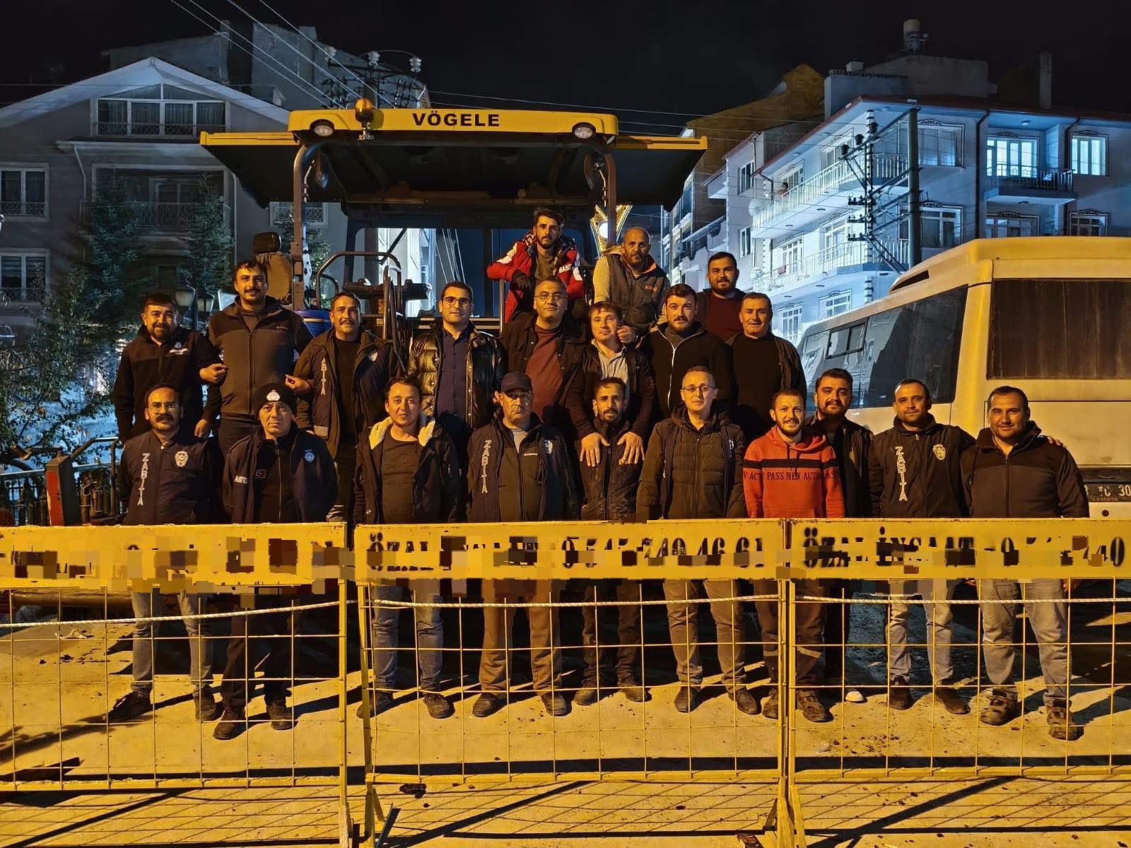 Emirdaäÿâ€™Da Sä±Cak Asfalt Ã‡Alä±Åÿmalarä± Tamamlandä±