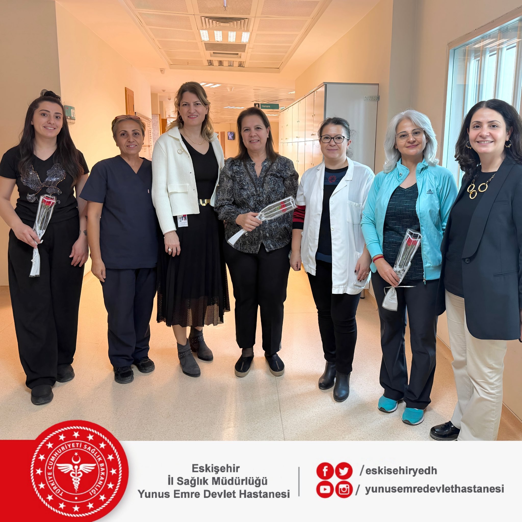 Eskişehir Yunus Emre Devlet Hastanesi’nden Öğretmenler Günü Ziyareti