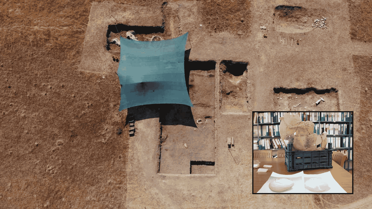 Eskişehir'in Seyitgazi Ilçesindeki Küllüoba Höyüğü’nde