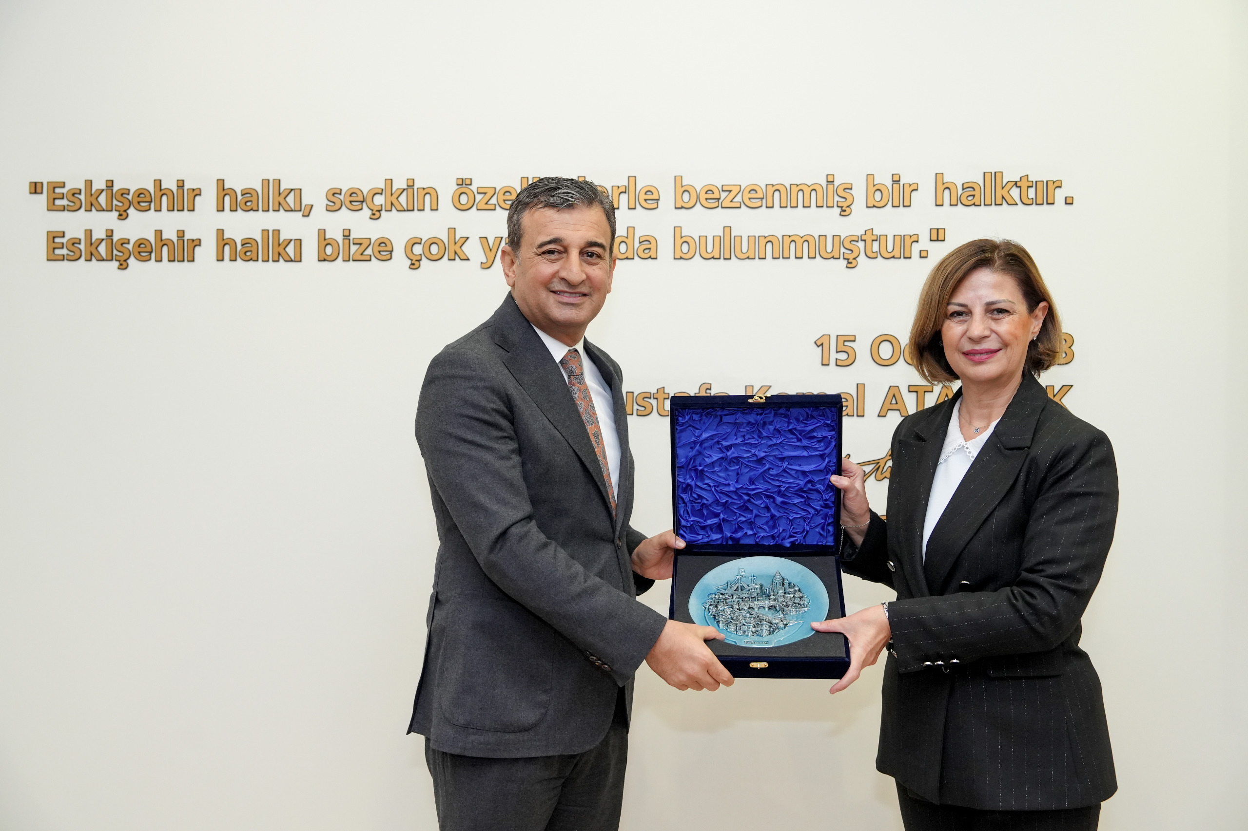 Chp’li̇ Bulut’tan Başkan Ünlüce’ye Zi̇yaret (1)