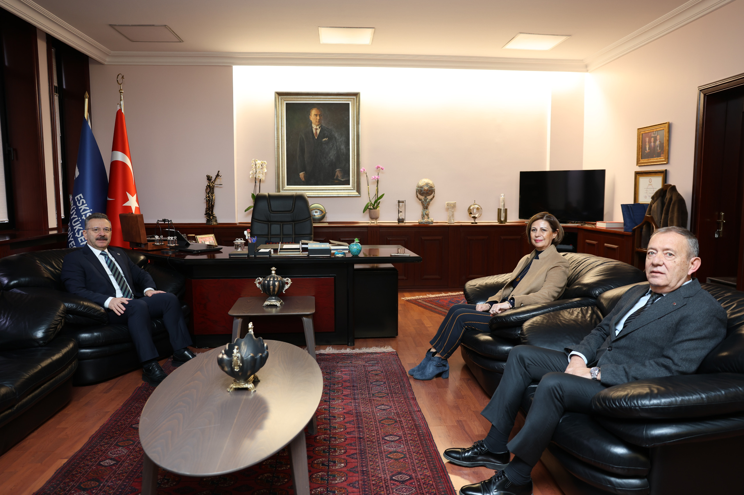 Vali̇ Aksoy’dan, Başkan Ünlüce’ye Veda Zi̇yareti̇ (4)