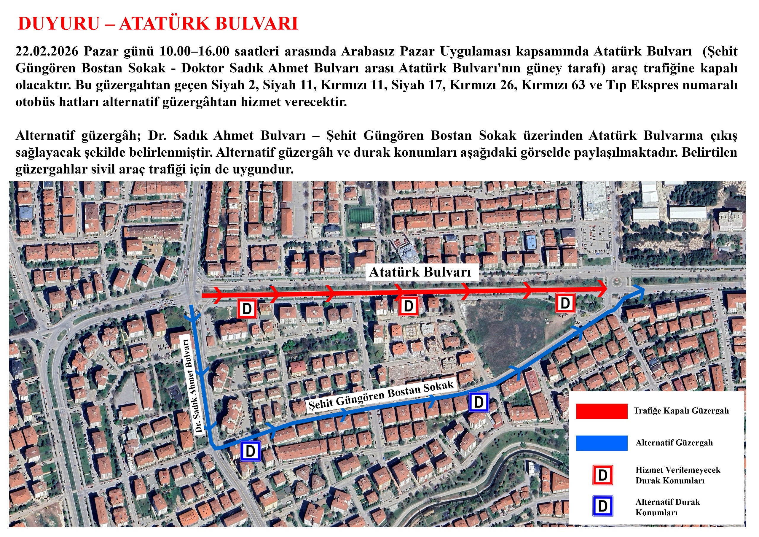 Arabasiz Pazar İle Şubat Ayinda Da Şehi̇r Nefes Alacak (6)