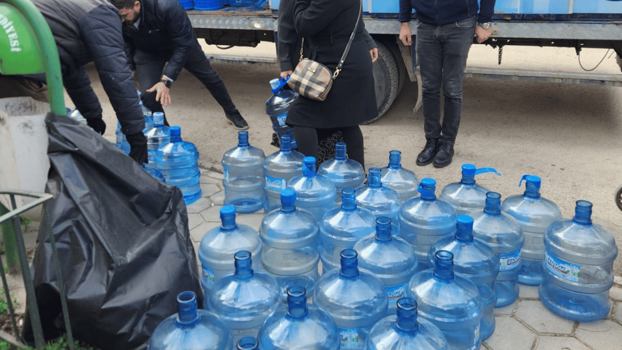 Kalabak Su Dağıtıldı