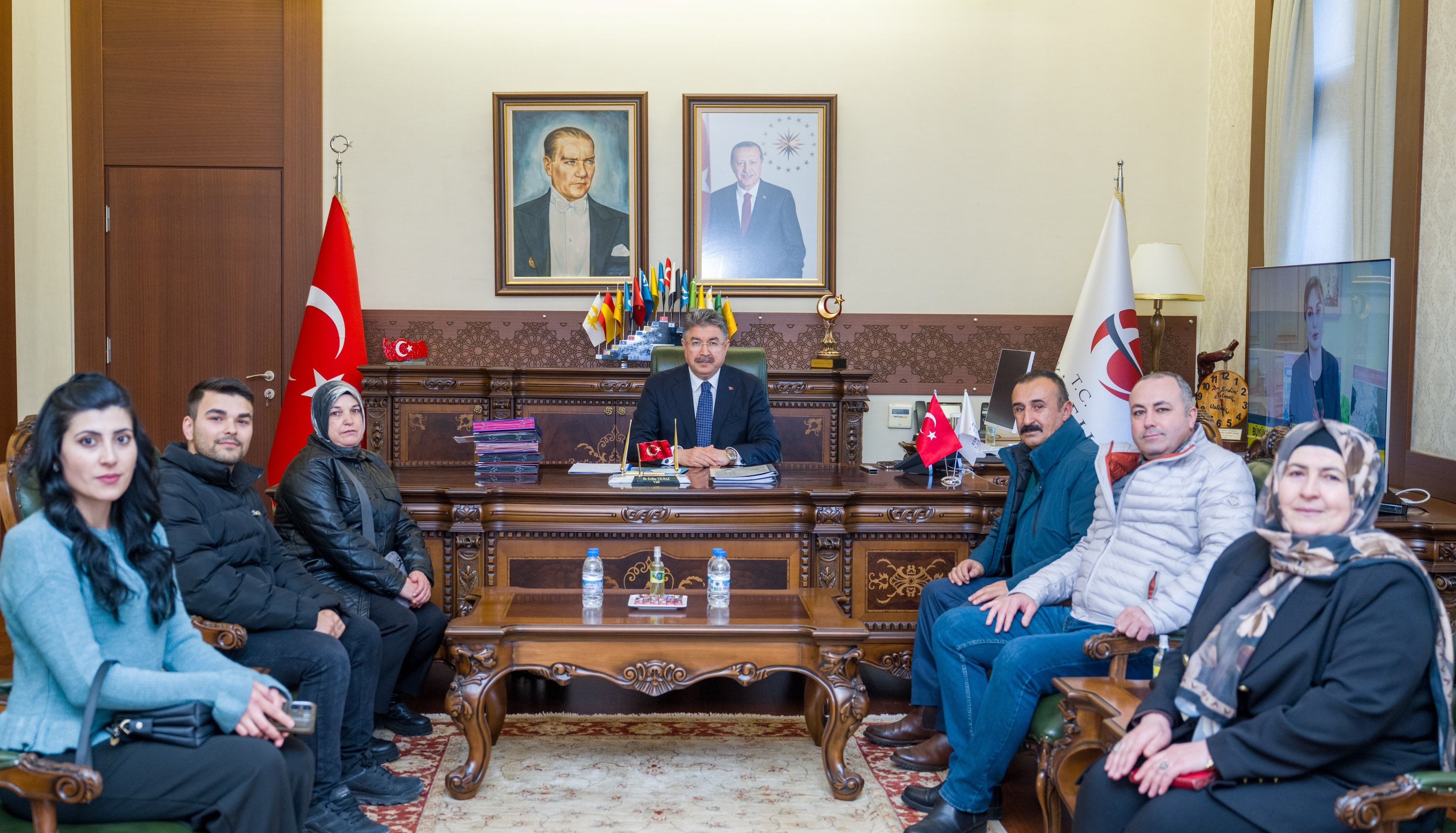 Şehit Ve Gazi Ailelerinden Vali Yılmaz'a Ziyaret (1)