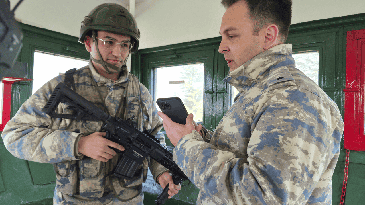 Eskişehir'de Nöbetteki Mehmetçik'e Bayram Sürprizi (1)