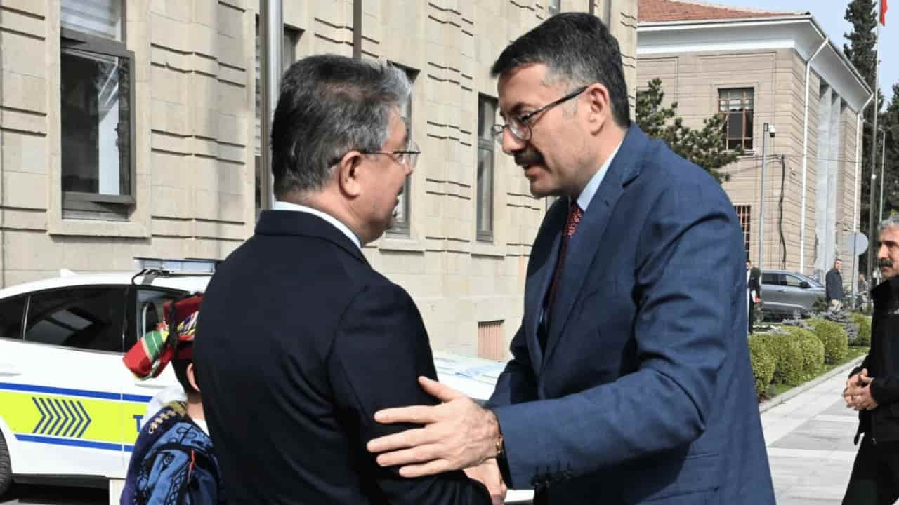 İçişleri Bakan Yardımcısı Çelik'ten Vali Yılmaz'a Ziyaret1