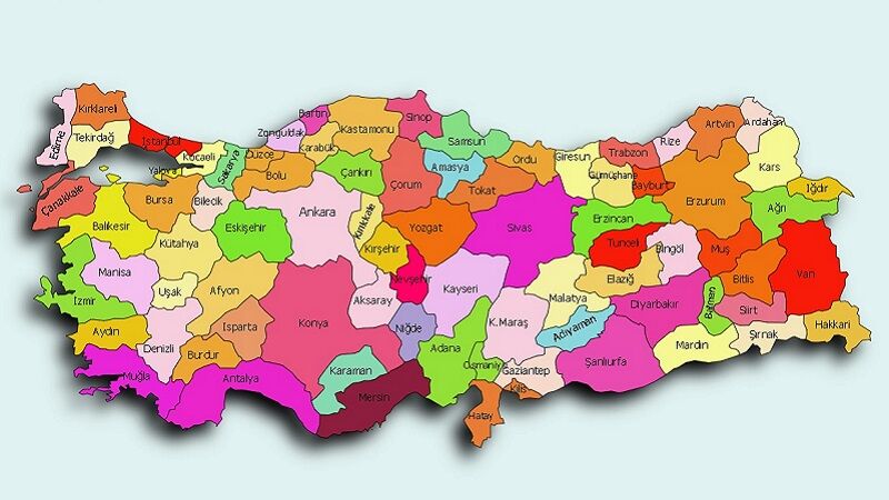 Türkiye Haritası 1-22