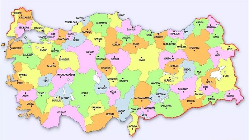Türkiye Haritası 2-36